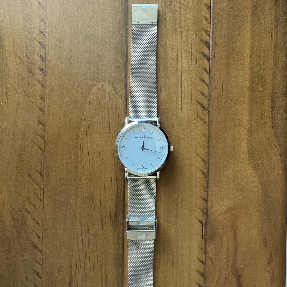 Larssons & Jennings Stainless Steel silver 40mm Watch